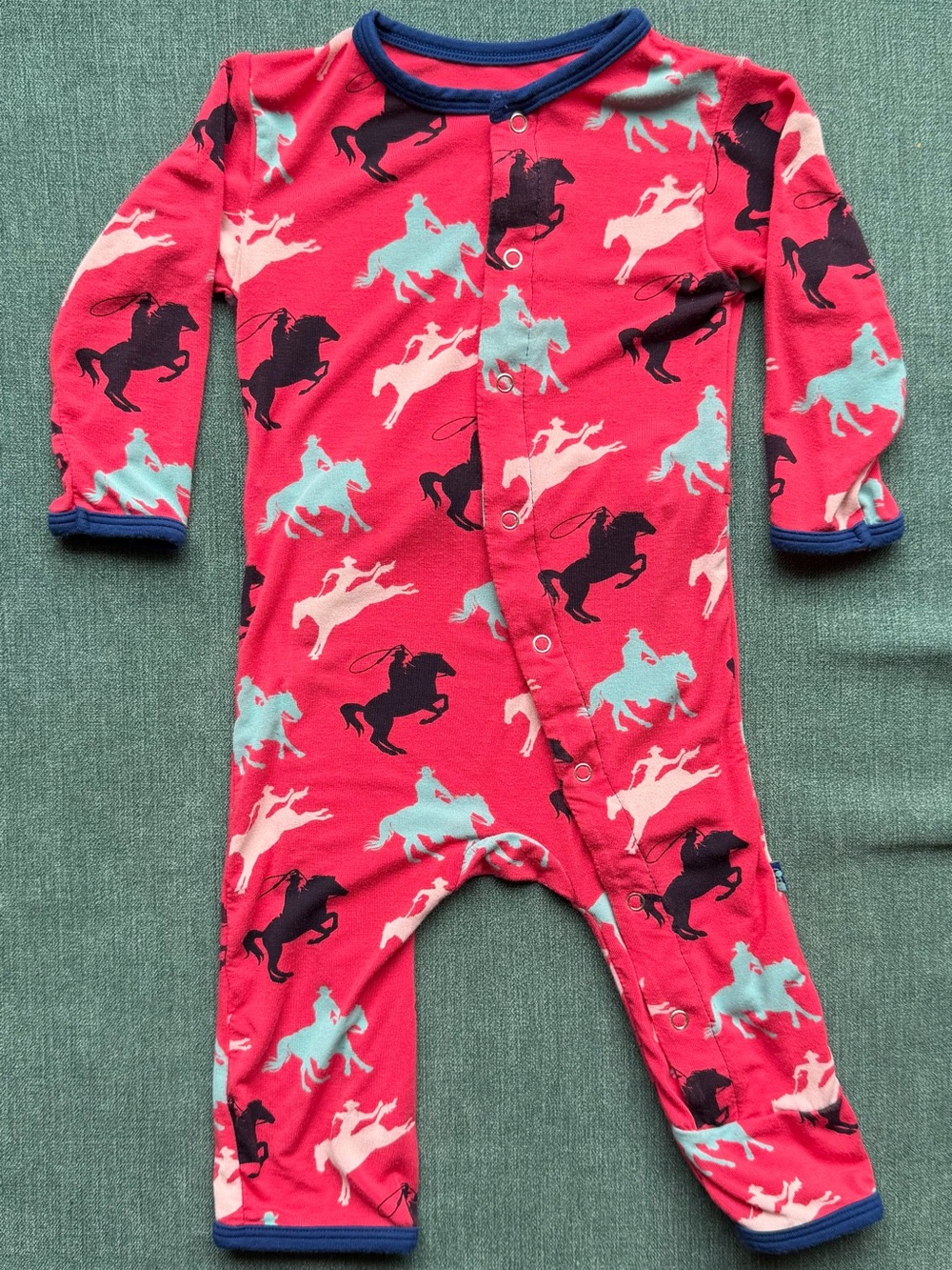 Kickee Pants Coverall with snaps